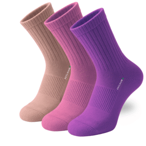 Fitloam Lot de 3 paires de Chaussettes de randonnée  thermiques  en laine mérinos unisexes – Disponible en plusieurs couleurs